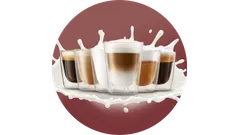 Kaffeespezialitäten mit frischer Milch
