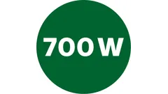 Kraftfull motor på 700 W