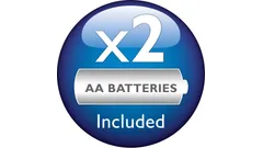 Inclusief 2 AA-batterijen