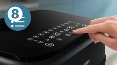 Berøringsskærm med 8 forudindstillinger