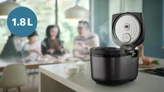 1.8 L/10 Cups Rice Capacity
