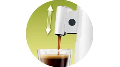 Höhenverstellbarer Kaffeeauslauf