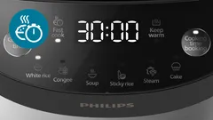 Fast mode for rice cooking