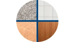 Mindenféle padlótípushoz használható