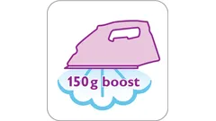 Steam boost up to 150 g