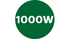 Puissance de chauffe de 1 000 W