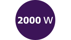 Power up to 2000W