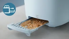 Removable crumb tray
