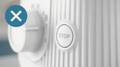 Taste für sofortigen Stopp