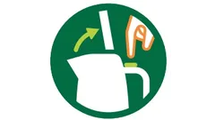 Coperchio a molla con ampia apertura*
