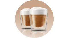Schiuma di latte per 2 cappuccini