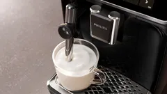 Klassischer Milchaufschäumer
