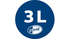 Stor kapacitet på 3 liter