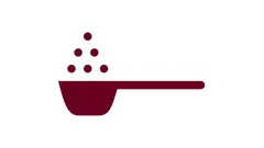 Malet kaffepulver