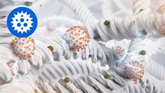 Piège les virus et bactéries