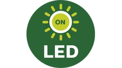 Blue light indicator
