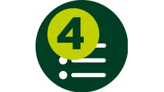 Digital skærm med 4 forudindstillinger