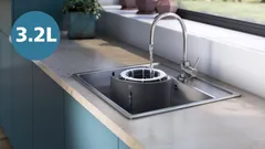 3,2 l großer Wasserbehälter