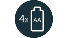 Werkt op batterijen