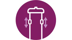 Verstellbare Doppelstange