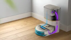 Stasjon for automatisk tømming