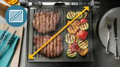 Stor grillflade