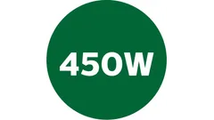Kraftfull 450 W-motor