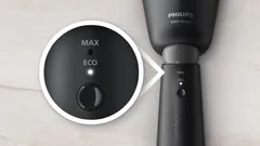 Choose from Eco & Max settings
