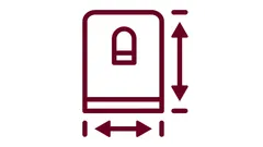 Große Kapazität und kompaktes Design
