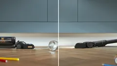 Dosáhne hluboko pod nízký nábytek