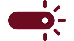 Bouton marche/arrêt avec LED