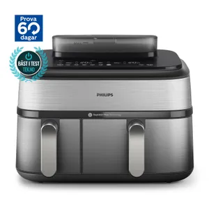 Airfryer 5000 Series Dual Basket med ånga