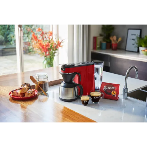 Switch Kaffemaskin för kapslar och bryggkaffe