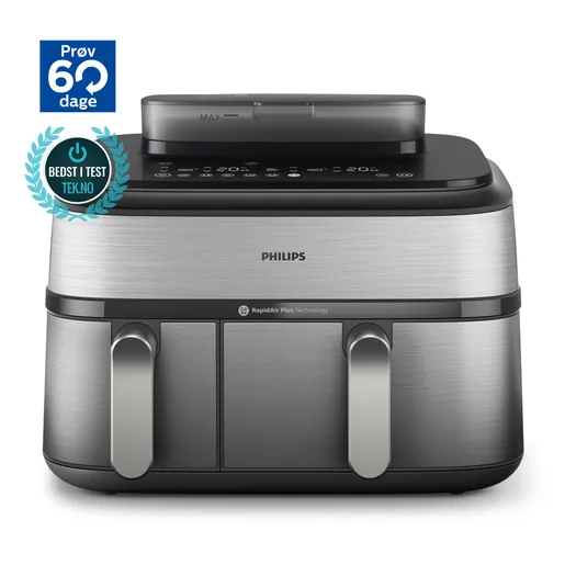 Airfryer 5000 Series Dual Basket med damp