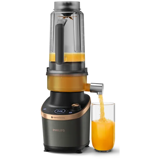 Flip&Juice™-blender Højhastighedsblender med råsaftscentrifuge
