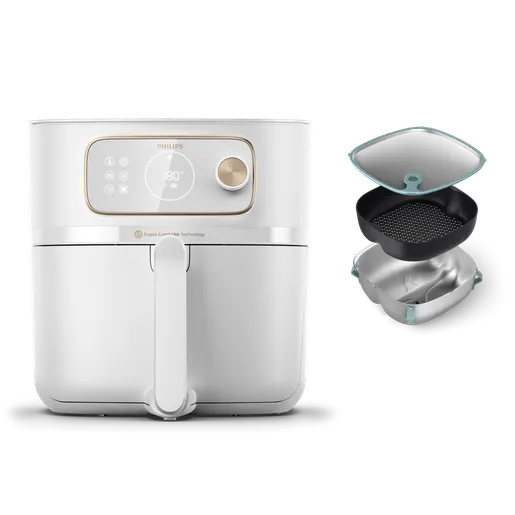 7000 Series Airfryer Combi 8,3 l mit Dampfzubehör