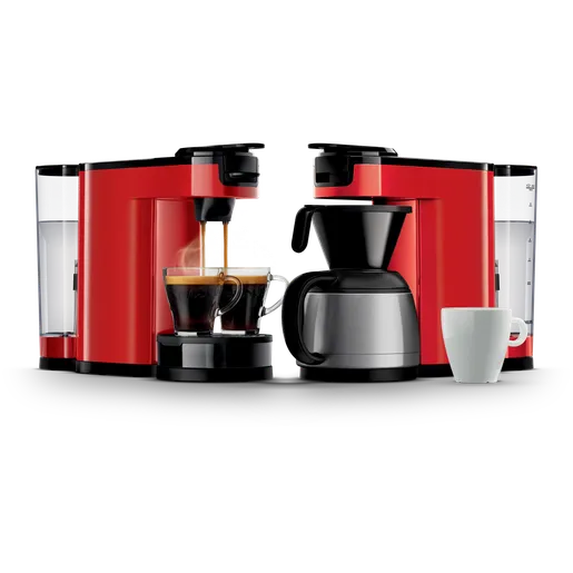 Switch Kaffemaskin för kapslar och bryggkaffe