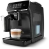 Série 2200 Noir Mat Machine expresso broyeur, 3 boissons, carafe LatteGo