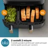 Airfryer Serie 3000 Friggitrice ad aria con doppio cestello da 9.0L + accessorio