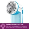 Accessoire Rase bouloche Philips - Rasoir anti bouloche 3 lames, piles, Bleu