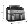 5000 Series Steam Airfryer Dual Basket