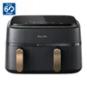 Airfryer Airfryer med to kurve