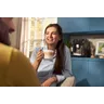 Série 2200 Noir Mat Machine expresso broyeur, 3 boissons, carafe LatteGo